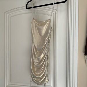 Beginning Boutique shimmer mini dress